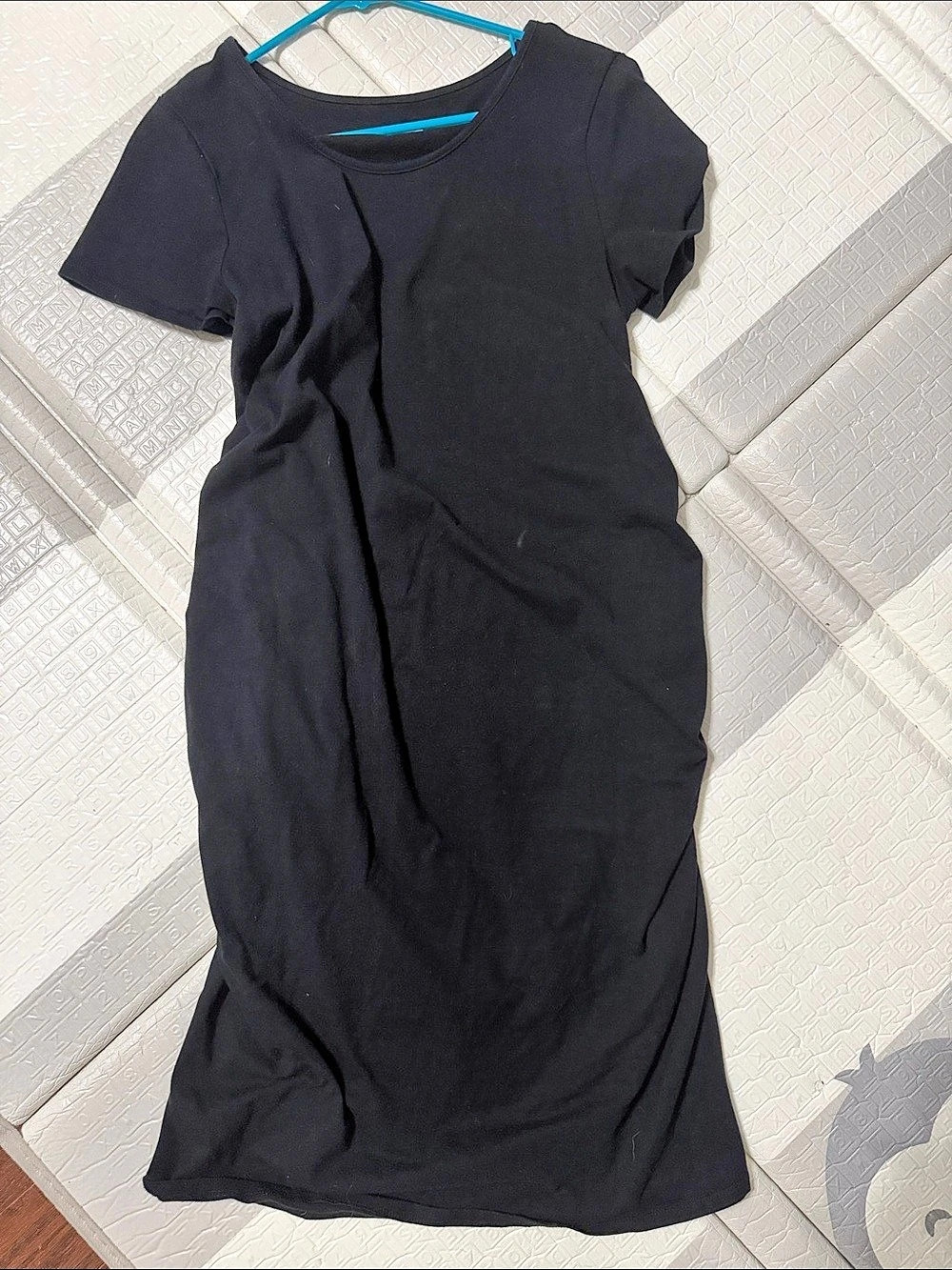 Isabel Maternity Black Maxi Dress large